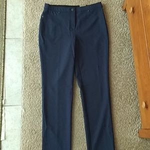 Nwt deep navy pants ponte size 1 regular slim leg